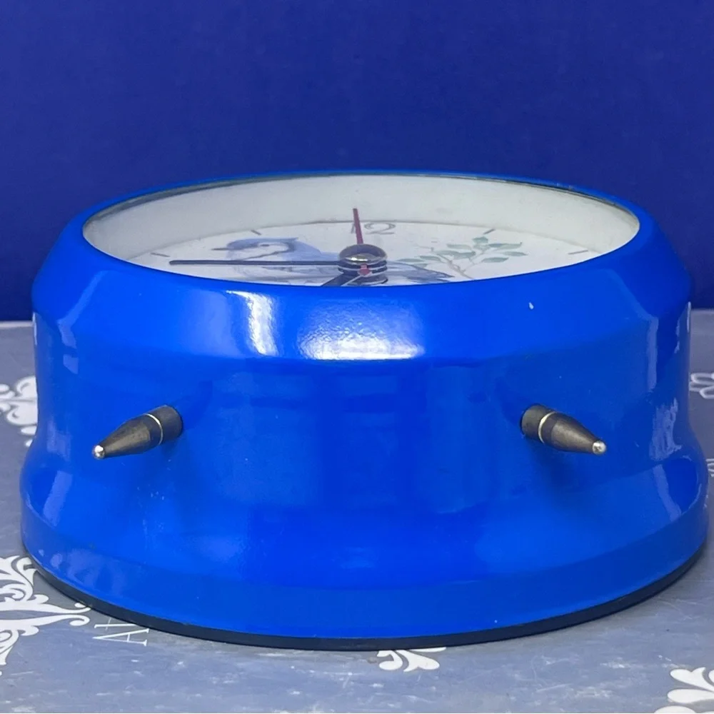 Blue Jay Twin Bell Alarm Clock Retro